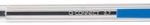 Balpen, met dop, 0,7 mm, blauw 20st