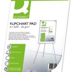 Flip-overblok 585 x 810 mm, 60 g/m², blanco, 40 vel, 5st