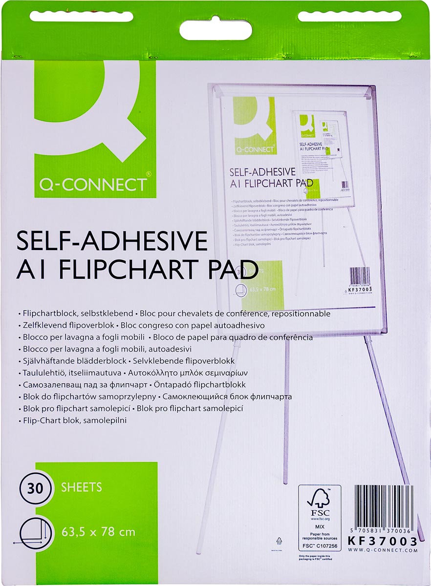 KF37003_P Flip-overblok, zelfklevend, 63,5 x 78 cm, 30 vel, 2st - Afbeelding 1