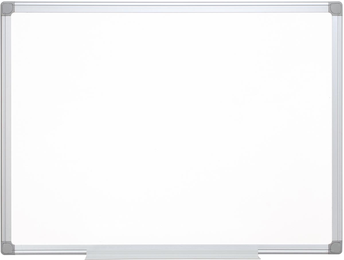 KF37015_P Whiteboard, melamine, wit + geruit, 90 x 60 cm - Afbeelding 1
