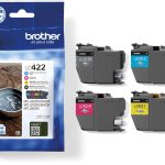 Inktcartridge, 550 pagina's, OEM LC-422VAL, 4 kleuren