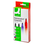 Permanente marker, 2-5 mm, assorti 4st