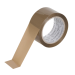 Verpakkingstape, ft 48 mm x 60 m, 6st, bruin