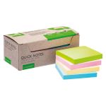 Memo 76 x 76 mm, 100 vel, 12st assorti