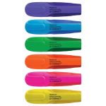 Premium markeerstift, assorti, 6 stuks