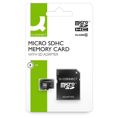 Productafbeelding - 2025-12-04T215120.666 MicroSD geheugenkaart, met SD-adaptor, 8 GB - Afbeelding 1