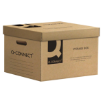 Containerdoos, met deksel, 5 stuks, grijs