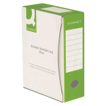 Archiefdoos, A4, rug 10 cm, 20 stuks, wit-groen