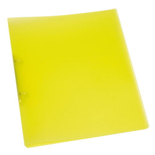Productafbeelding - 2025-12-06T200904.349 Ringmap, PP, 2 ringen, 16 mm, transparant geel - Afbeelding 1