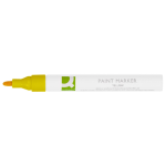 Paint marker, op oliebasis, ronde punt, geel