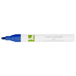 Paint marker, op oliebasis, ronde punt, blauw