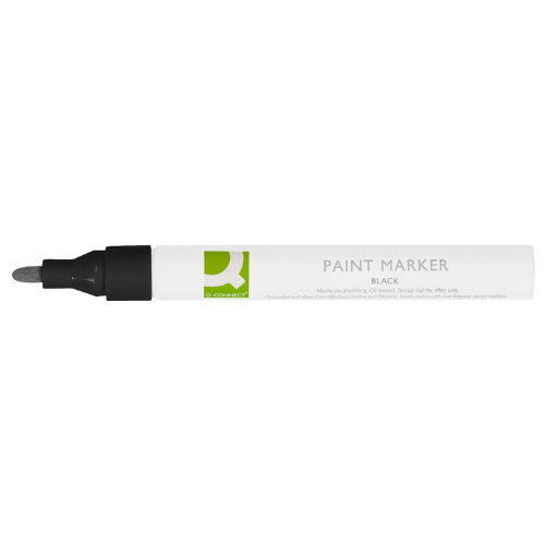 Productafbeelding - 2025-12-06T204454.954 Paint marker, op oliebasis, ronde punt, zwart - Afbeelding 1