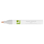 Paint marker, op oliebasis, ronde punt, wit