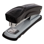 Nietmachine, metaal, half strip, 25 blad, zwart