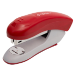 Nietmachine, kunststof, half strip, 20 blad, rood
