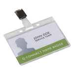 Badge met clip 85 x 54 mm 10 stuks
