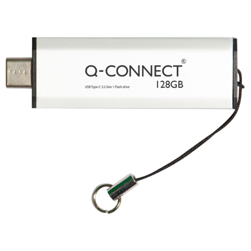 Productafbeelding - 2025-12-06T211350.818 USB-C stick 3.2 Gen1, zilver, 128 GB - Afbeelding 1