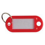 Sleutelhanger, pak van 10 stuks, rood
