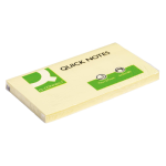Memo, ft 76 x 127 mm, 100 vel, geel, 12 stuks