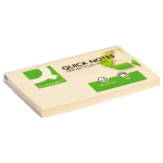 Memo Recycled, ft 76 x 127 mm, 100 vel, geel