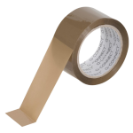 Stille verpakkingstape, ft 50 mm x 66 m, bruin,6st