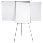 Flipchart, magnetisch, grijs