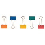 Foldbackclip, assorti, 32 mm,10 stuks