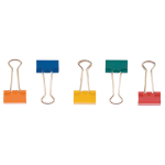 Foldbackclip, assorti, 24 mm, 10 stuks