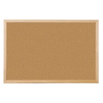 Kurkbord, met houten frame, 90 x 60 cm