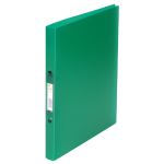 Ringmap, PP, 2 ringen, 16 mm, transparant groen