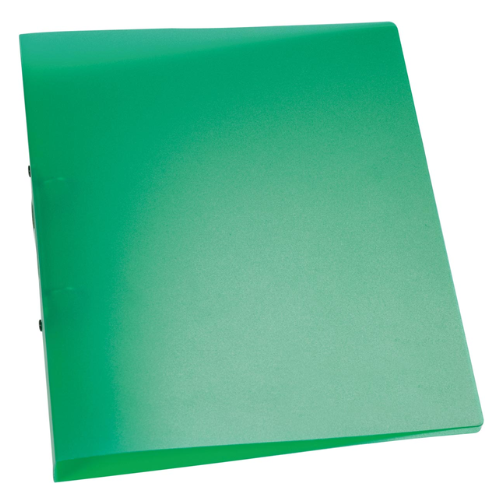 Productafbeelding - 2025-12-07T200236.883 Ringmap, PP, 2 ringen, 25 mm, transparant groen - Afbeelding 1