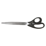Schaar, 25,5 cm, zwart, op blister