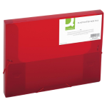 Elastobox, met elastieken, A4, rug 25 mm, rood