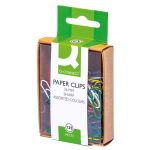Papierklemmen, 26 mm, gekleurd, 125 stuks