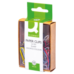 Papierklemmen, 32 mm, 75st, assorti