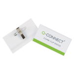 Badge met combiklem 75 x 40 mm, doos van 50 stuks