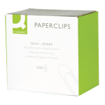 Papierklemmen, 26 mm, doos van 2000 stuks