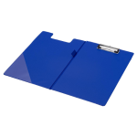 Klemplaat, PP, ft A4, dubbel, blauw
