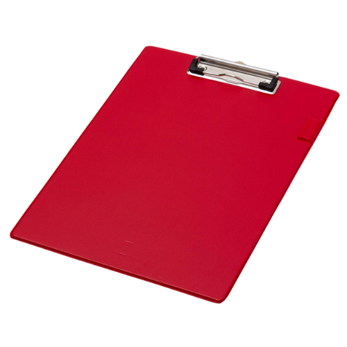 Productafbeelding - 2025-12-07T223719.996 Klemplaat, PP, ft A4, rood - Afbeelding 1