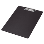 Klemplaat, PP, ft A4, zwart