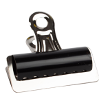 Bulldogclip, zwart, 75 mm, doos van 10 stuks