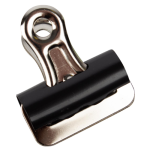 Bulldogclip, zwart, 32 mm, doos van 10 stuks