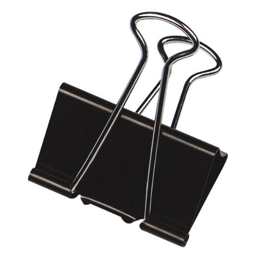 Productafbeelding - 2025-12-07T224830.079 Foldbackclip, zwart, 42 mm, doosje van 10 stuks - Afbeelding 1