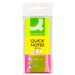Quick Notes, ft 38 x 51 mm, 50 vel, 3st neonkleuren