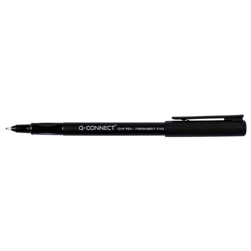 Productafbeelding - 2025-12-08T221229.502 OHP marker, permanent, fijn, 10 stuks, zwart - Afbeelding 1