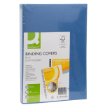 Dekblad A4 leder 250 grams 100 stuks blauw