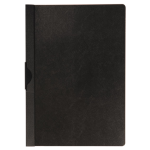Klemmap A4 60 vel Transparant, 25st, zwart