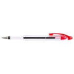 Delta balpen, 0,4 mm, 12 stuks, medium rood