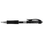 Balpen, retractable, 0,7 mm, medium, 10st, zwart