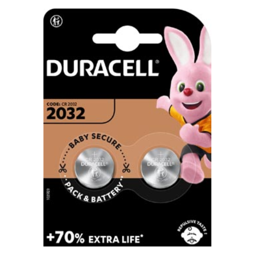 Productafbeelding - 2025-12-11T214123.829 Knoopcel CR2032 3V lithium NL/LUX 2 stuks - Afbeelding 1